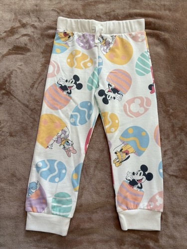 NEW Disney Mickey Minie Daisy Pluto Easter Pajamas, 3T, Top and Bottom - Picture 5 of 7