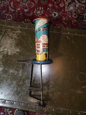 Vintage Marx Skyhawk Tin Wind Up Airplane Toy Modified For Motor