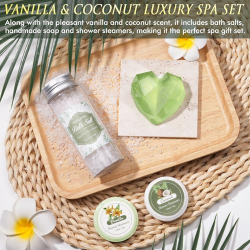 Birthday Gifts for Women Self Care Gifts, Relaxing Spa Gifts Baskets Sage Green - Picture 8 of 8
