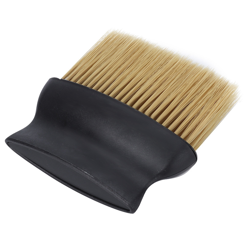 Neck Face Duster Brush Salon Hair Cleaning Wooden Sweep Brush Hair Cut Haird BLW