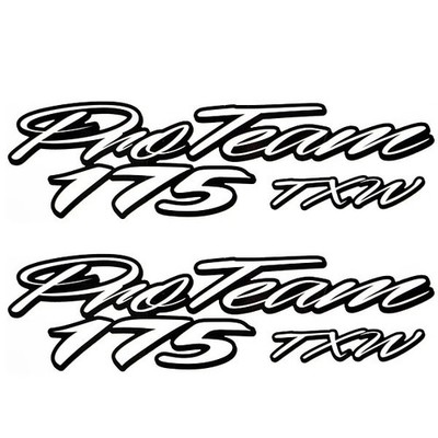 Tracker Boat Decal 142803 | Pro Team 175 TXW Black White (Pair)
