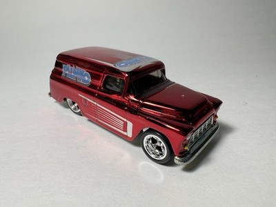 Loose Hot Wheels 55 Chevy Panel from CS Customs. Plinko. Real Riders 