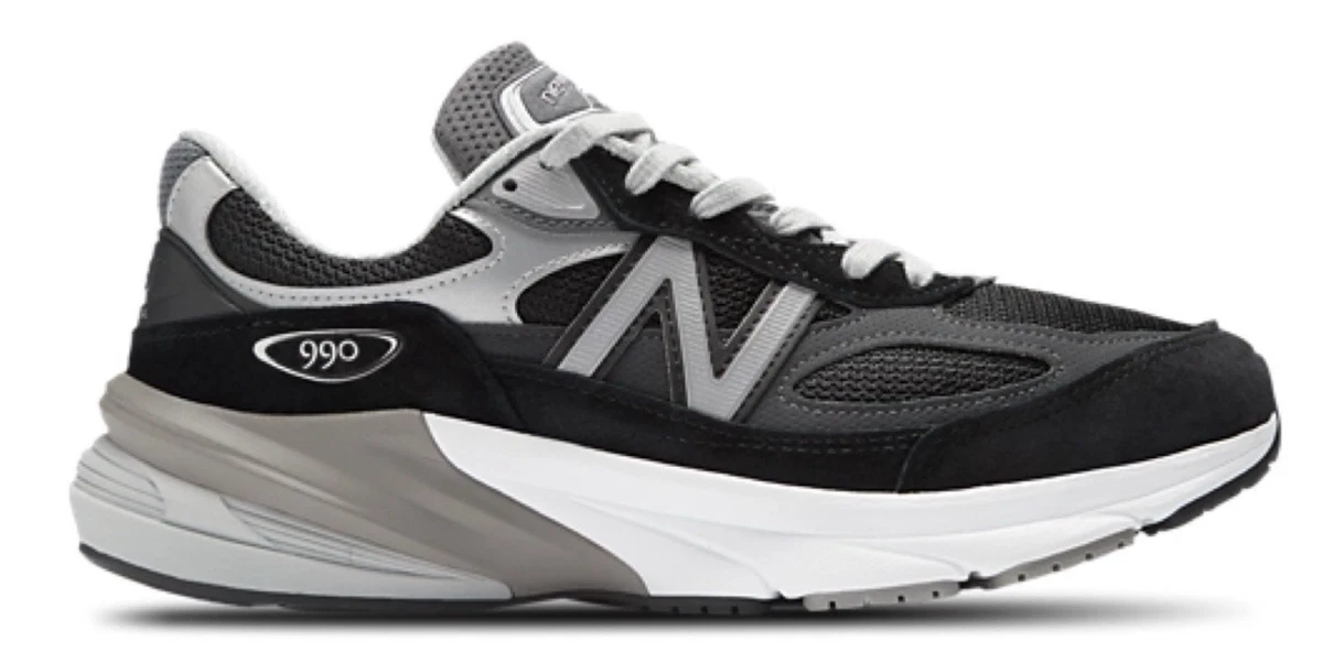 New Balance 990v6 Made in USA Black Silver W for sale | eBay