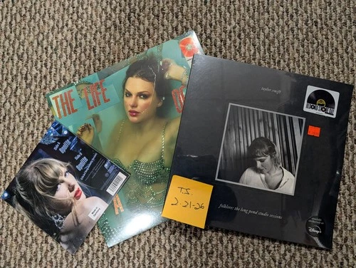 Taylor Swift Folklore: The Long Pond Studio Sessions RSD Vinyl/ Opalite/Showgirl