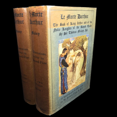 Le Morte Darthur ~ Sir Thomas Malory ~ Illustrated (1st Edition HC DJ 1920)