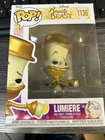 Funko POP LUMIERE #1136 Disney Beauty And the Beast 30 Years New In Box