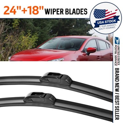 DIRECT CONNECT OEM WIPER BLADES Size 24in / 18in Front Left and Right - SET OF 2