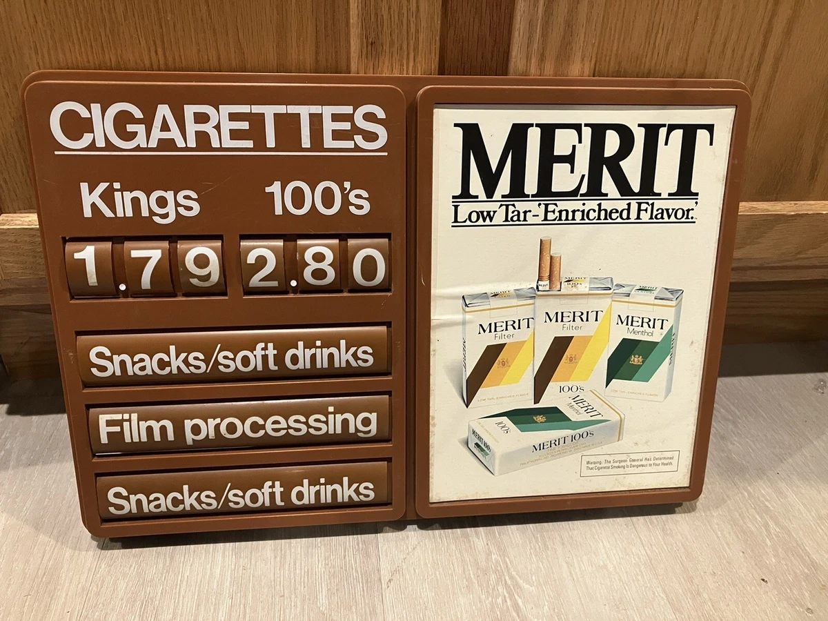 Merit Collectible Tobacco Cigarettes for sale