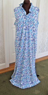 lulu b maxi dresses LuLu B Maxi Black Ruffle Neck Dress Sleeveless Coolant Fabric LuLu B XL Extra Large
