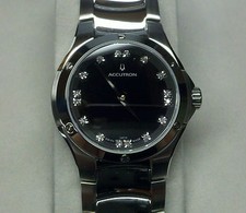 ACCUTRON BULOVA 16 DIAMONDS LADIES BELIZE COLLECTION WATCH 26P13 New In Box 695