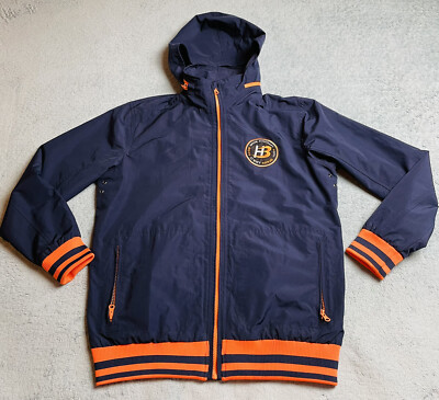 GROB AIRCRAFT H3 Hooded Jacket, Blue, XS, Extra Small