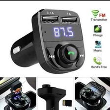 Car Wireless Bluetooth FM Transmitter MP3 Player USB Car Charger Adapter UK