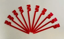 Western Airlines Swizzle Sticks - Red W Logo - Set of 10