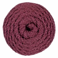 Bonnie Macrame Braid 4mm Craft Cord Plum/Cranberry 100 Yards Pepperell ~ Retired
