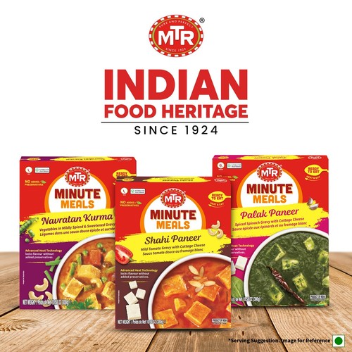 MTR Minute Meals Ready To Eat - Shahi Paneer 300g (Pack of 6 ) - 第 6/7 張圖片