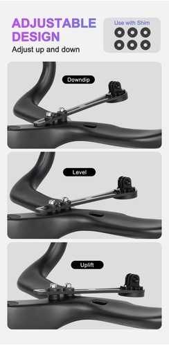 Bike Computer Holder Mount Full Carbon Extension Bracket For Garmin/Wahoo/Bryton - Picture 8 of 12