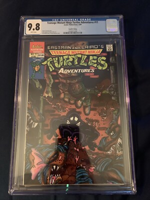TMNT Teenage Mutant Ninja Turtles Adventures #11 4th Print 1990 CGC 9.8 Archie !