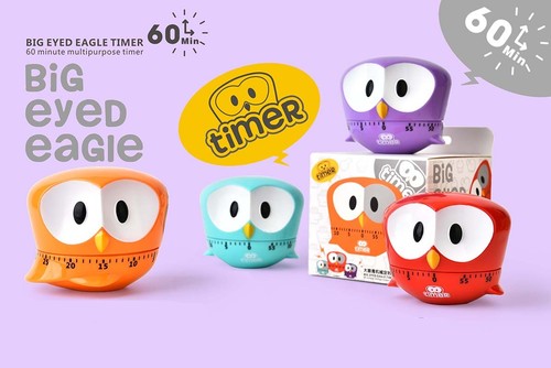 Cartoon Eagle Timers Mechanical Kitchen Cooking Timer Manual Timer Counters - Picture 7 of 16