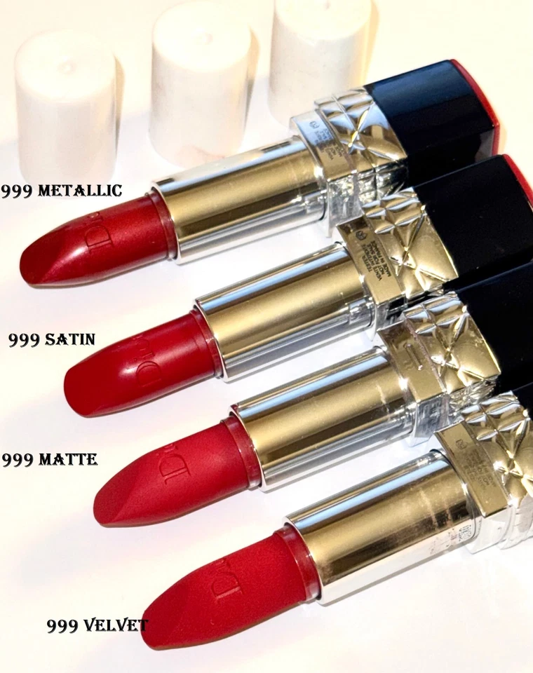 rossetto dior rouge 999 velluto satinato opaco metallizzato scegli il tuo colore