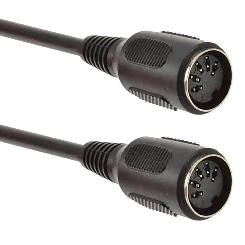 20cm 5 Pin MIDI DIN Y Splitter Cable Adapter 1 x Male Plug to 2 x Female Sockets - Image 4 of 4