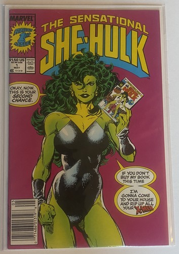 Sensational She-Hulk #1 Marvel Comics 1989 Edizione Edicola John Byrne VF/NM - Foto 10 di 10