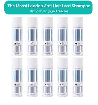 10 SET The Mossi London - Haarausfall Shampoo (neue Formel) FDA zugelassen (NEU)