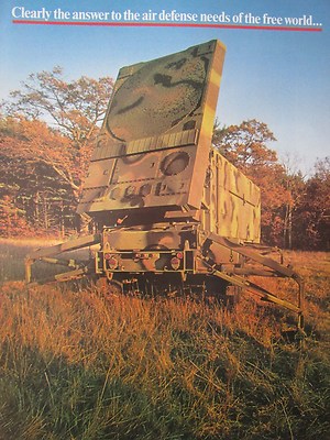 11/1981 PUB 3 PAGES PATRIOT MISSILE AIR DEFENSE PHASED ARRAY RADAR ORIGINAL AD