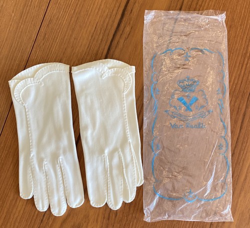 5 pr. - VTG Short/Wrist Fabric Gloves Van Raalte, Hansen, Fownes - Picture 10 of 22
