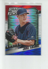 2014 Prizm Perennial Draft Picks Prizms Red White and Blue Pulsar #9 Jake Cosart