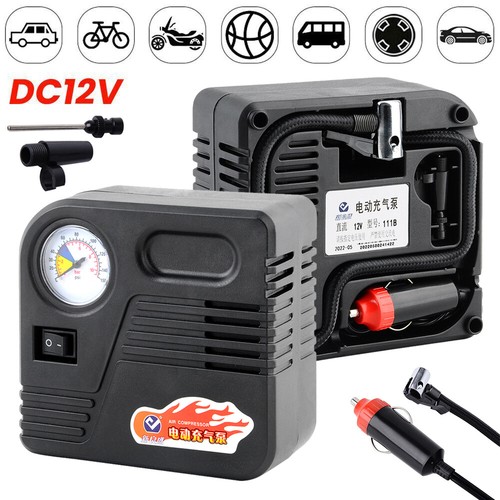 12V 150PSI Elektrische Luftpumpe PKW KFZ Auto Reifen Fahrrad Druckluft Kompreßor - Bild 11 von 22