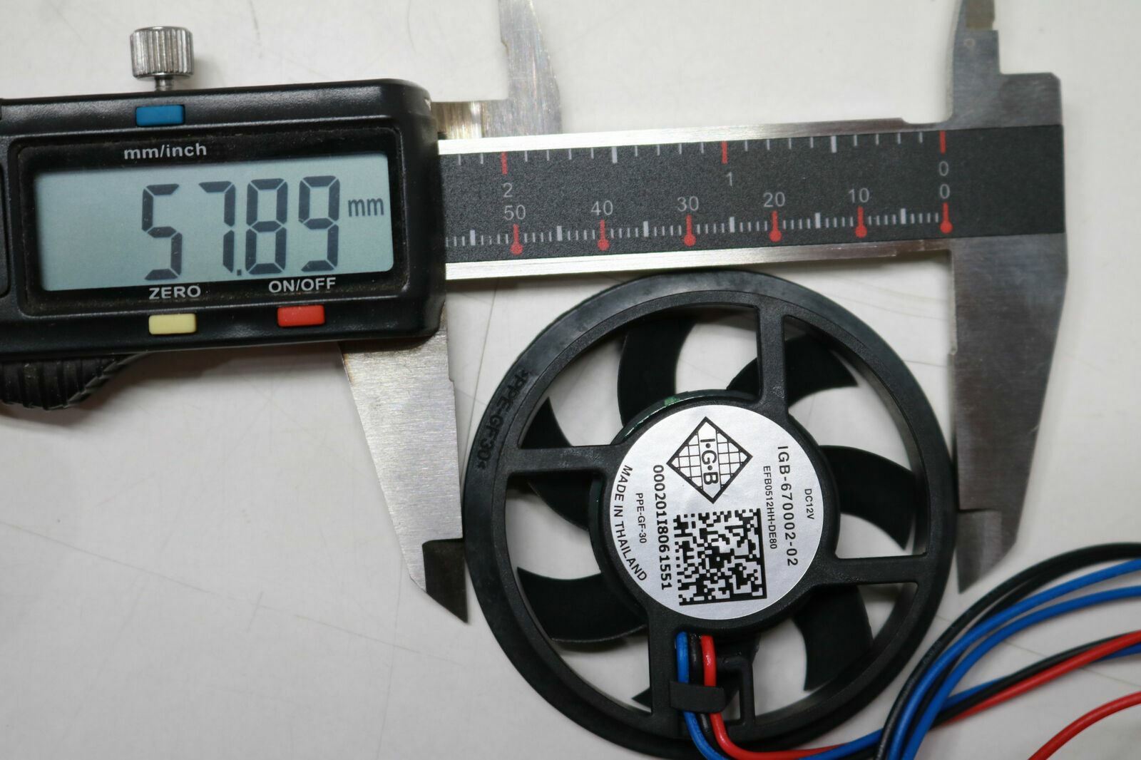 10 Pack Lot Delta IGB Axial Round Fan 12V DC 3 Wire 0.15A 5012 50mm x 12mm