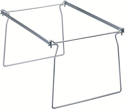 2 per Pack Steel Hanging File Folder Frame, Letter Size, Gray NEW - Picture 4 of 8