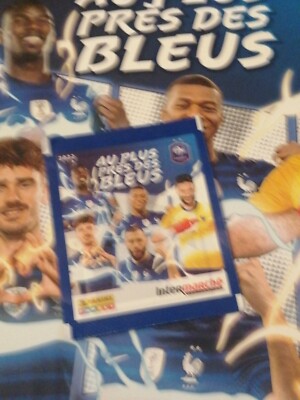AU PLUS PRÈS DES BLEUS 2022 Lot de 75 cartes Panini Intermarché EUR 1