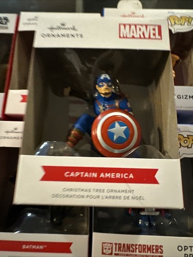 Adorno de Navidad Hallmark Disney Marvel's Avengers Capitán América Nuevo en caja - Imagen 6 de 6