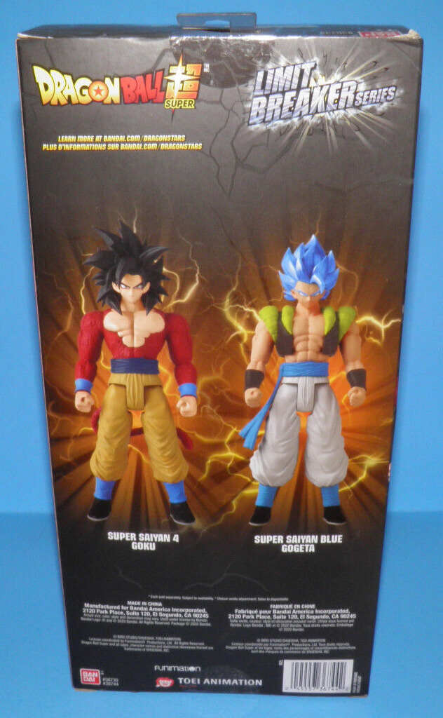  Dragon Ball Super Bandai America Limit Breaker Super Saiyan 4  Goku 12 Figure : Toys & Games