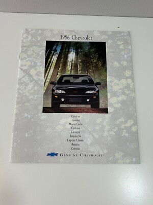 1996 Chevy Chevrolet sales brochure Excellent