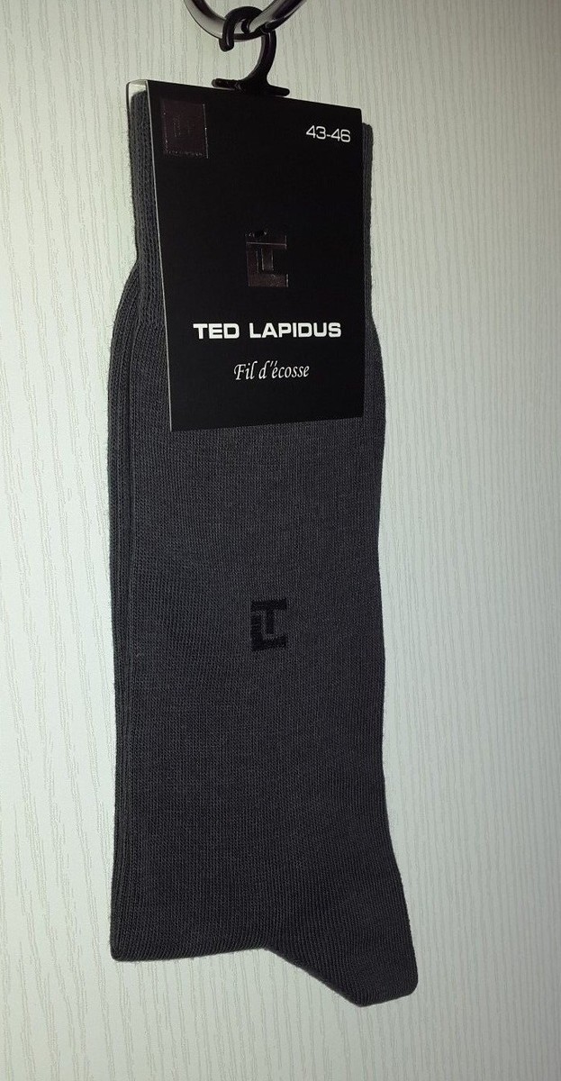 Lot De 2 Paires De Socquettes De Sport Ted Lapidus - Coton Mélangé, Taille FR 39-42, Blanc - Neuves Avec étiquettes