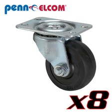 8 Penn Elcom 5291 2"Swivel Caster for Rack Cabinets Guitar Cabinets  bass rigs