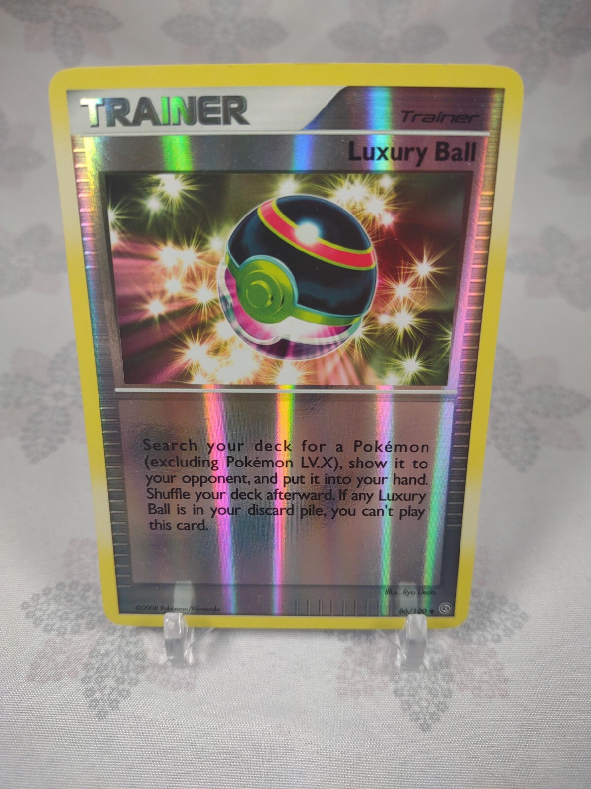 Pokemon Card - Luxury Ball (Trainer) #86/100 Stormfront Reverse Holo Uncommon LP