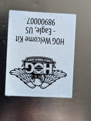 Harley Davidson HOG Pin Token Patch set in Tin Harley Owners Group