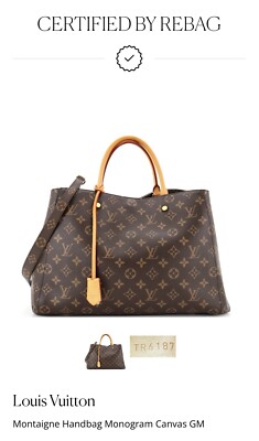 Louis Vuitton Montaigne Shoulder Bag BB Brown Canvas