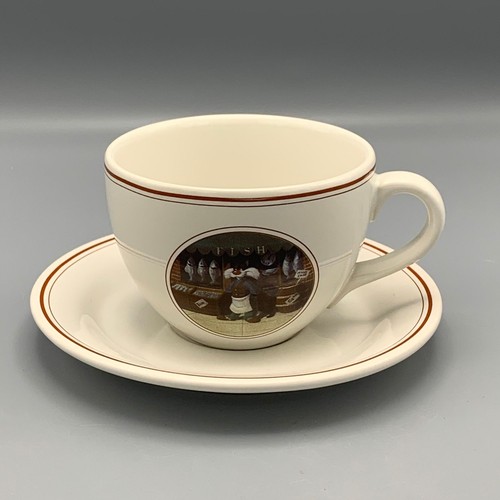 1994 Looney Tunes Sylvester NYC Delancey St Warner Bros Oversized Cup and Saucer - Picture 4 of 10