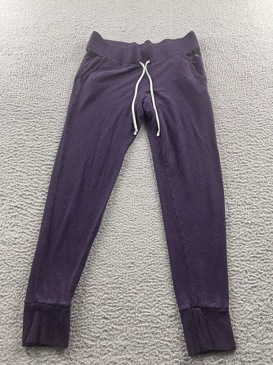 Victoria's Secret Sweatpants Womens Small S Purple Angel Wings Drawstring  Casual