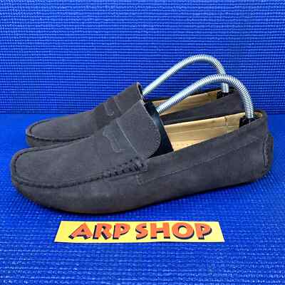 Bloomingdale’s men penny loafers grey suede size 10 
MADE IN ITALY NEW with box Cannes suede penny loafers in grey - George Cleverley  main image 4