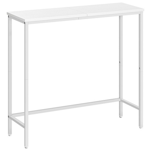 HOOBRO Console Table Entryway Table Compact Display Table Sofa Table White - Picture 5 of 8