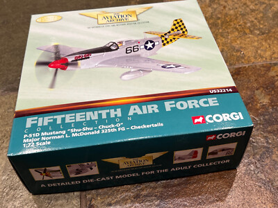 CORGI 1:72 US32214 P-51D Mustang SHU-SHU CHUCK-O Major Norman