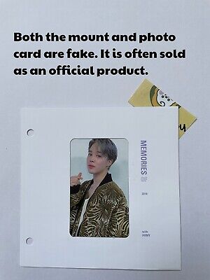BTS JIMIN MEMORIES OF 2018 Official Photocard With mount Blu BTS JIMIN MEMORIES OF 2018 Official Photocard With mount Blu