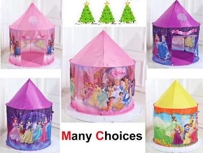 Kids play Tent for Girls colourful Tent All Princess Theme Pop