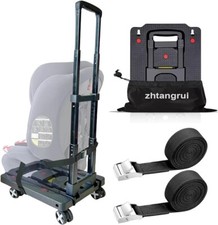 Car Seat Travel Cart for Airport Carseat Roller for Traveling Extendable Dolly