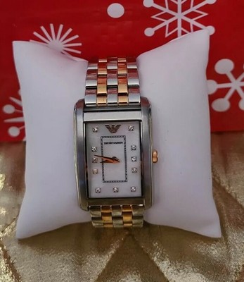 armani pearl face watch